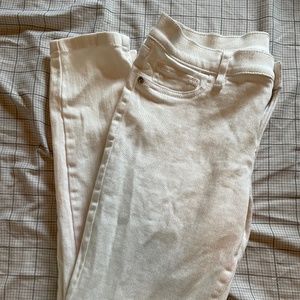 New York & Company white Soho ankle jeans